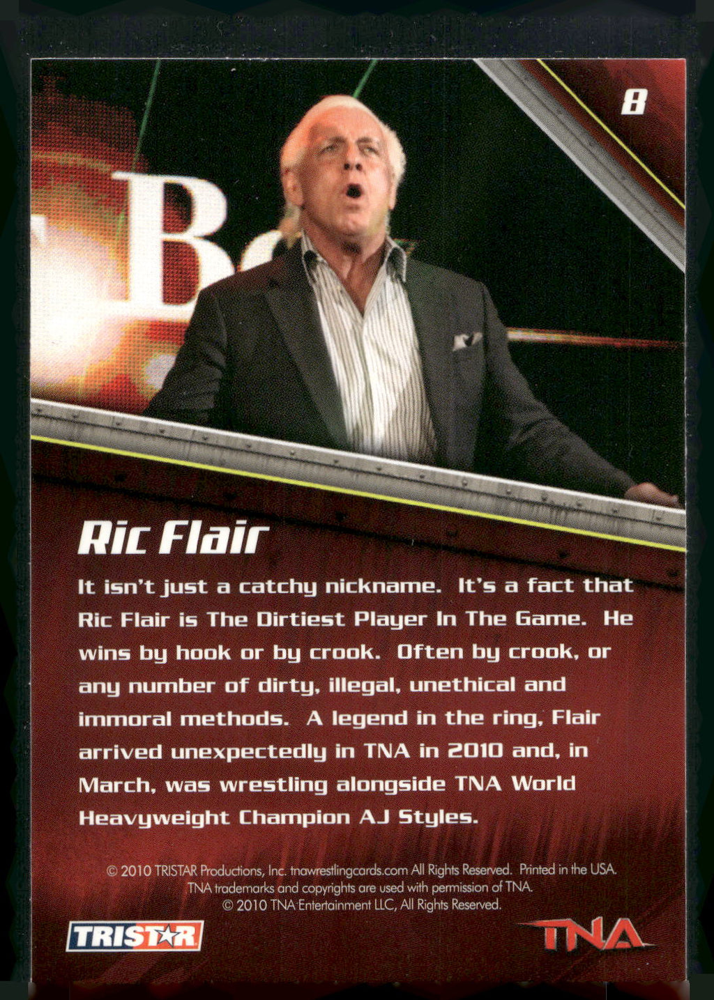 2010 TriStar TNA New Era #8 Ric Flair