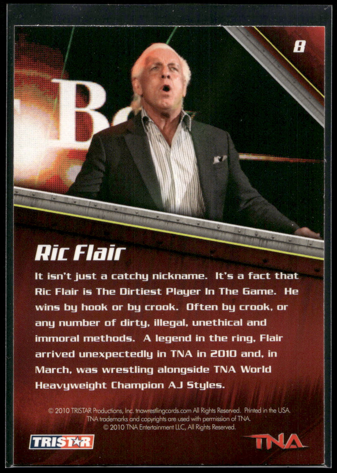 2010 TriStar TNA New Era #8 Ric Flair