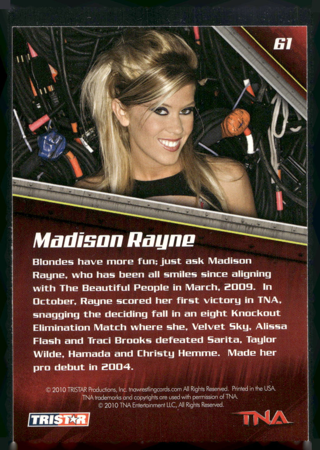 2010 TriStar TNA New Era #61 Madison Rayne