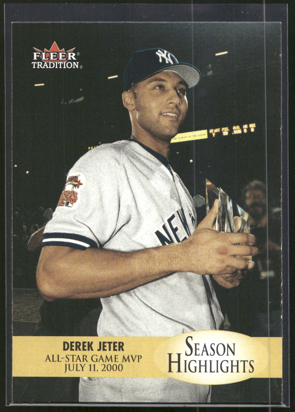 2000 Fleer Tradition Update #U5 Derek Jeter
