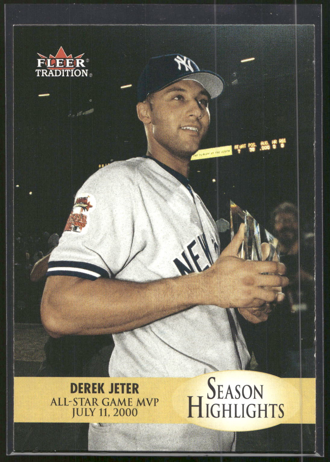2000 Fleer Tradition Update #U5 Derek Jeter
