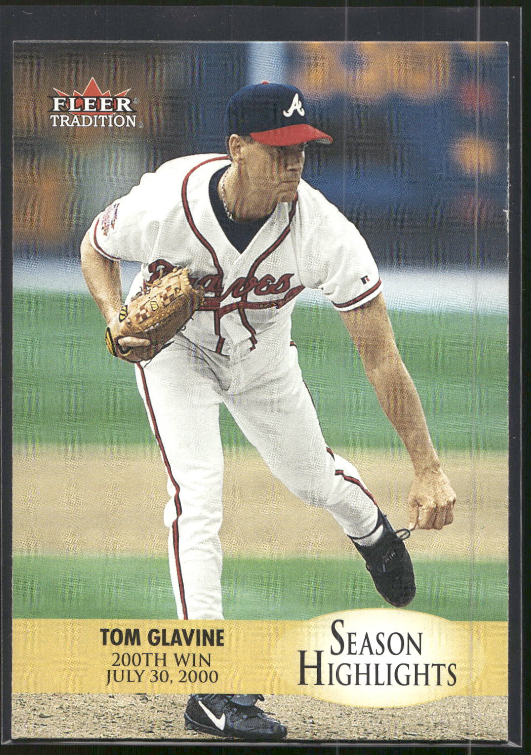 2000 Fleer Tradition Update #U6 Tom Glavine