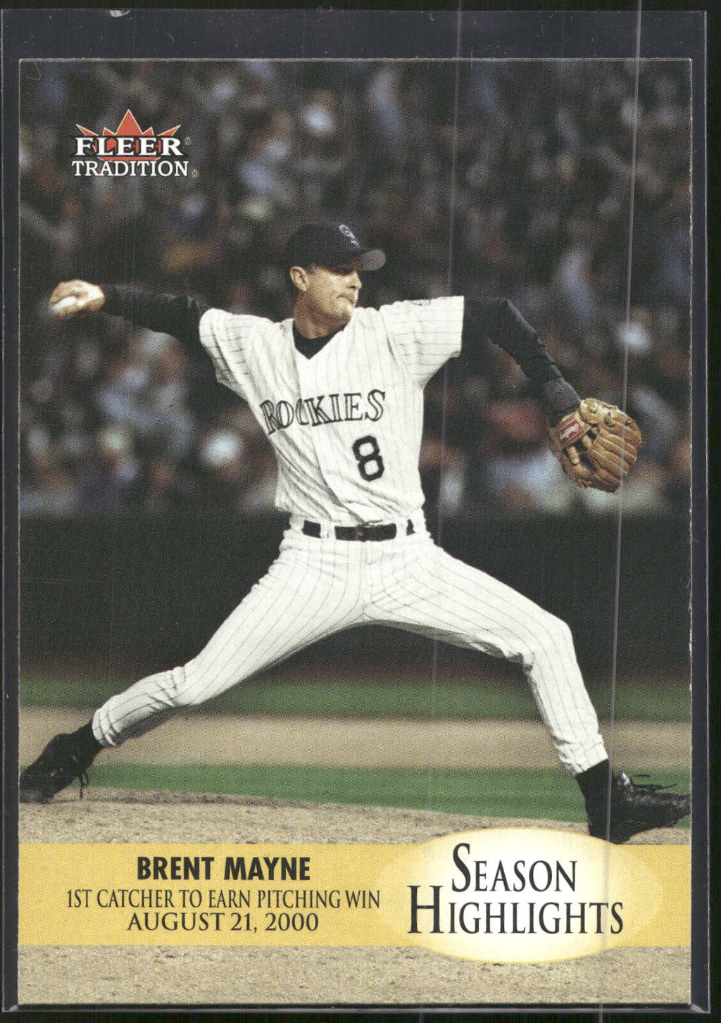 2000 Fleer Tradition Update #U7 Brent Mayne