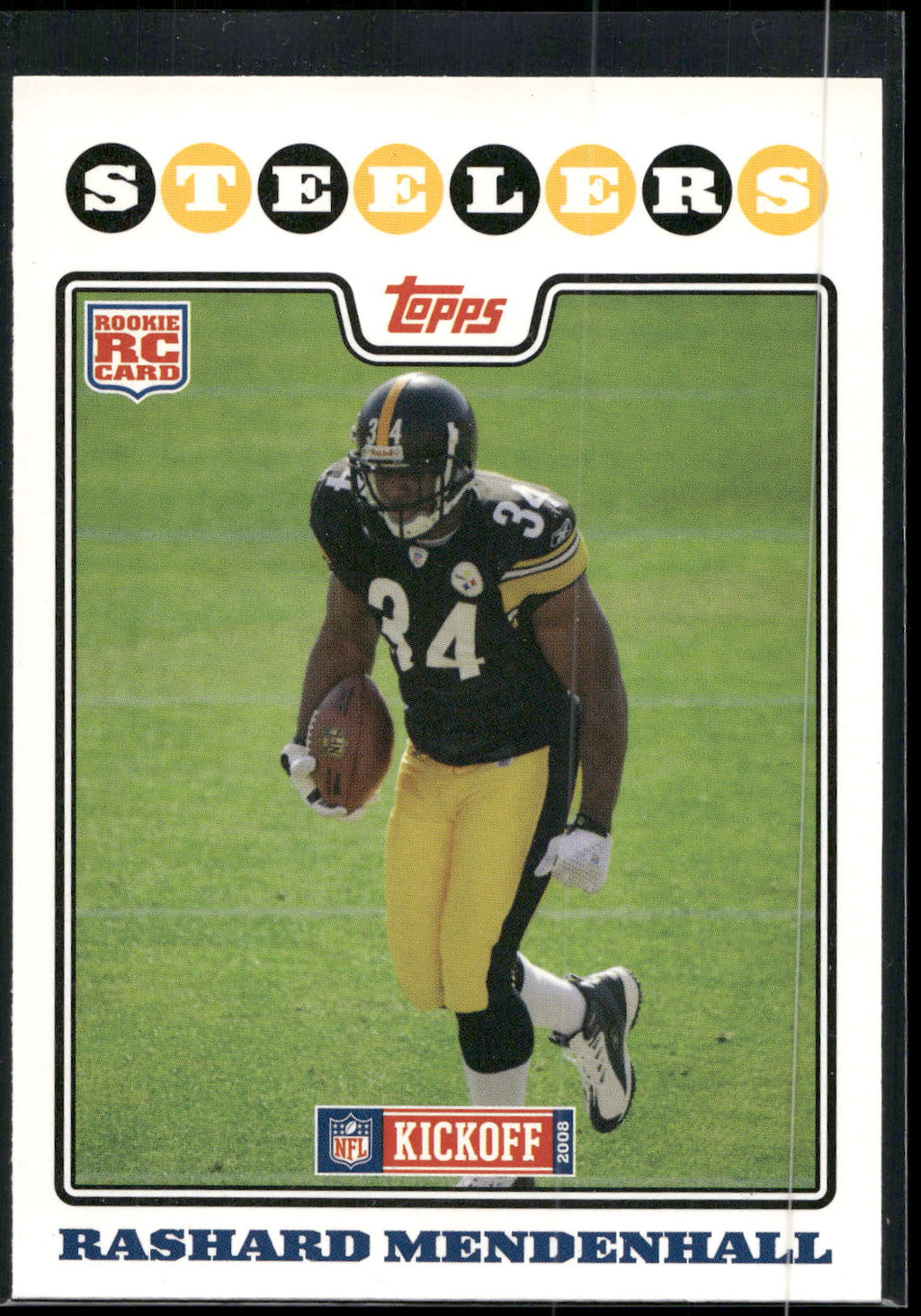 2008 Topps #347 Rashard Mendenhall