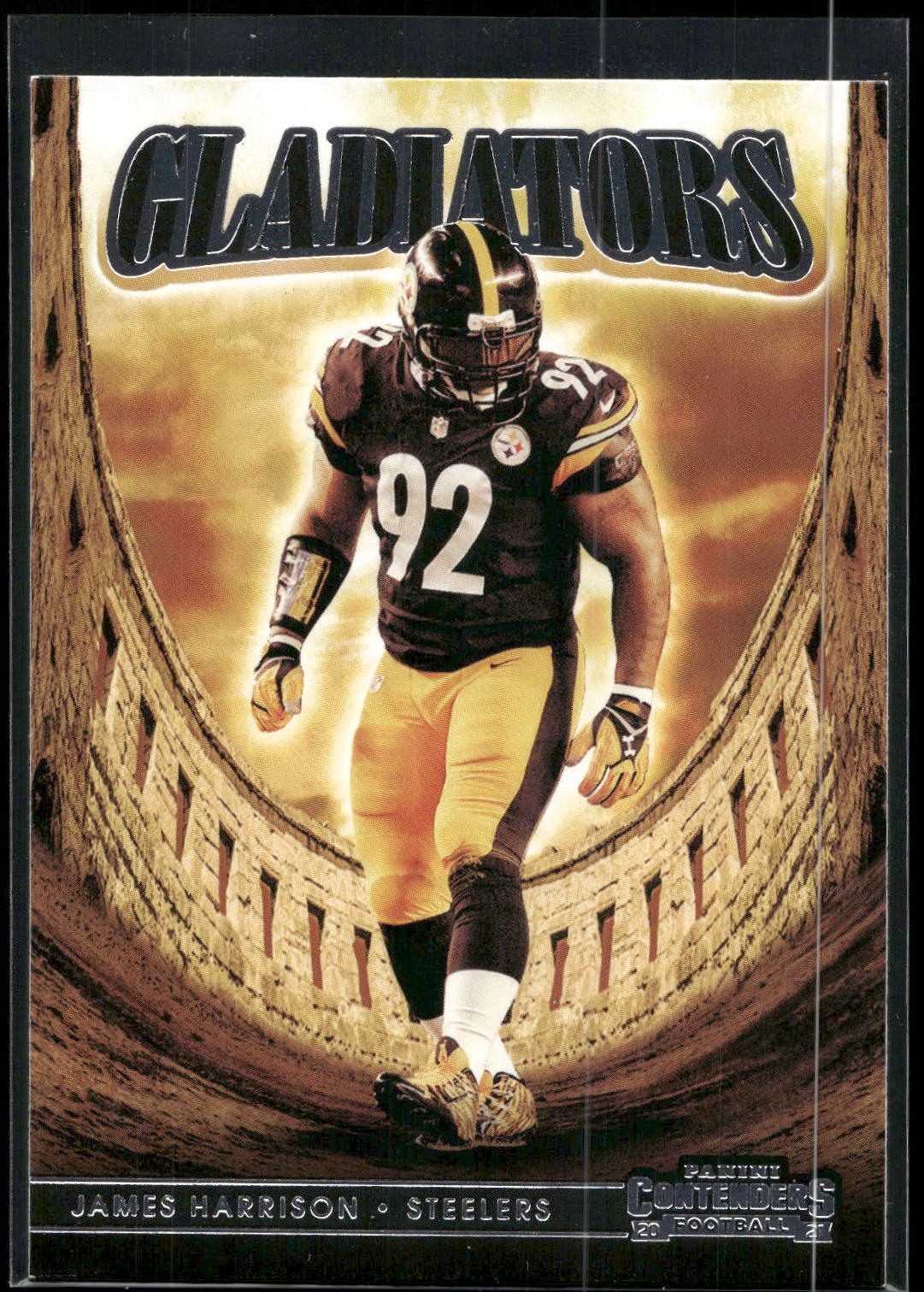 2021 Panini Contenders #GLD-JHA James Harrison Gladiators