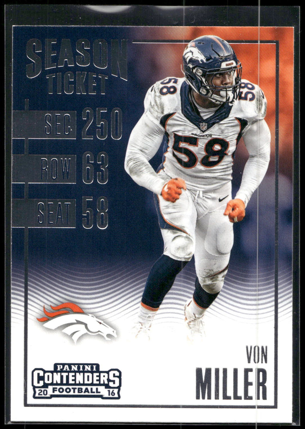 2016 Panini Contenders #67 Von Miller