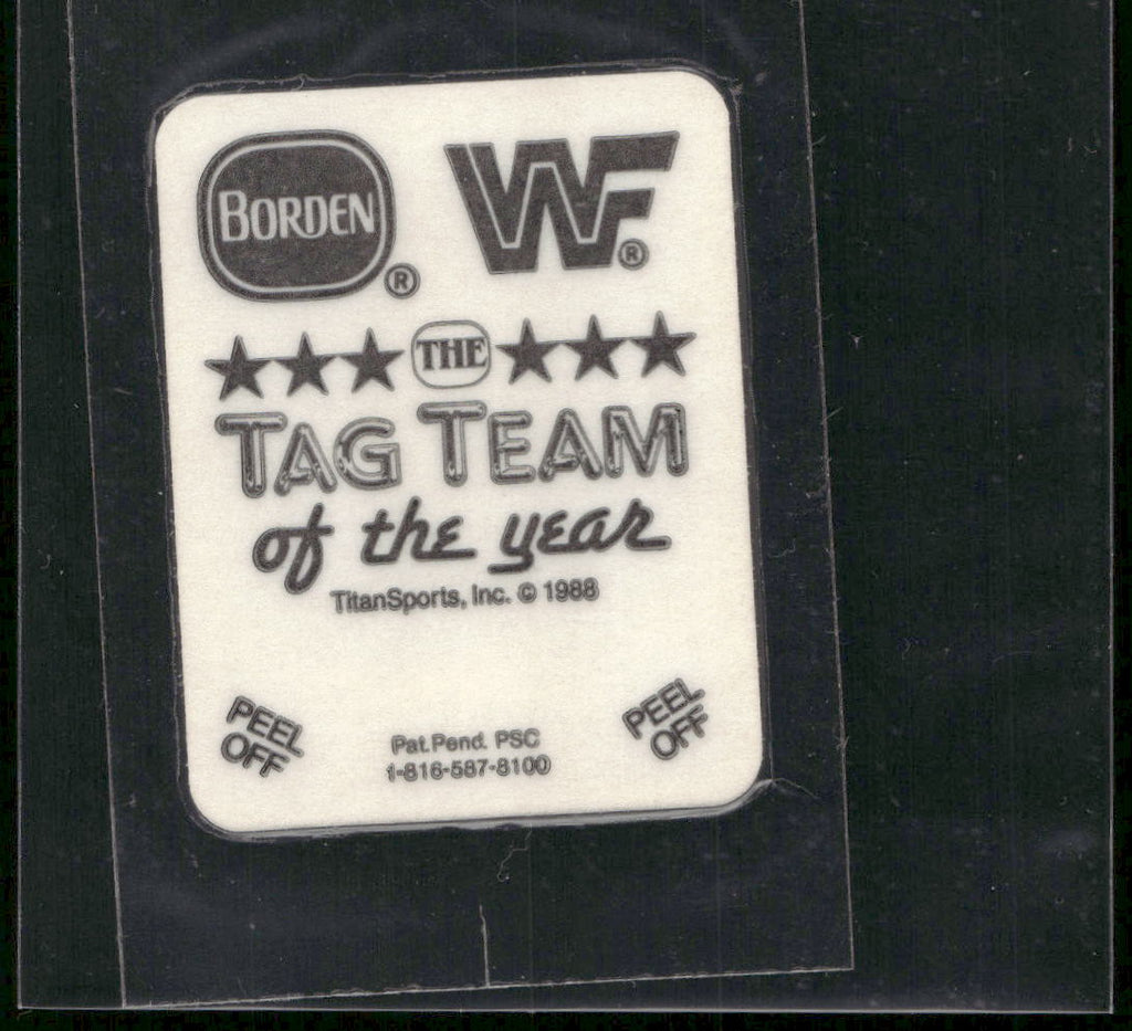 1988 Borden WWF Tag Team of the Year Stickers #NNO Jake "The Snake" Roberts