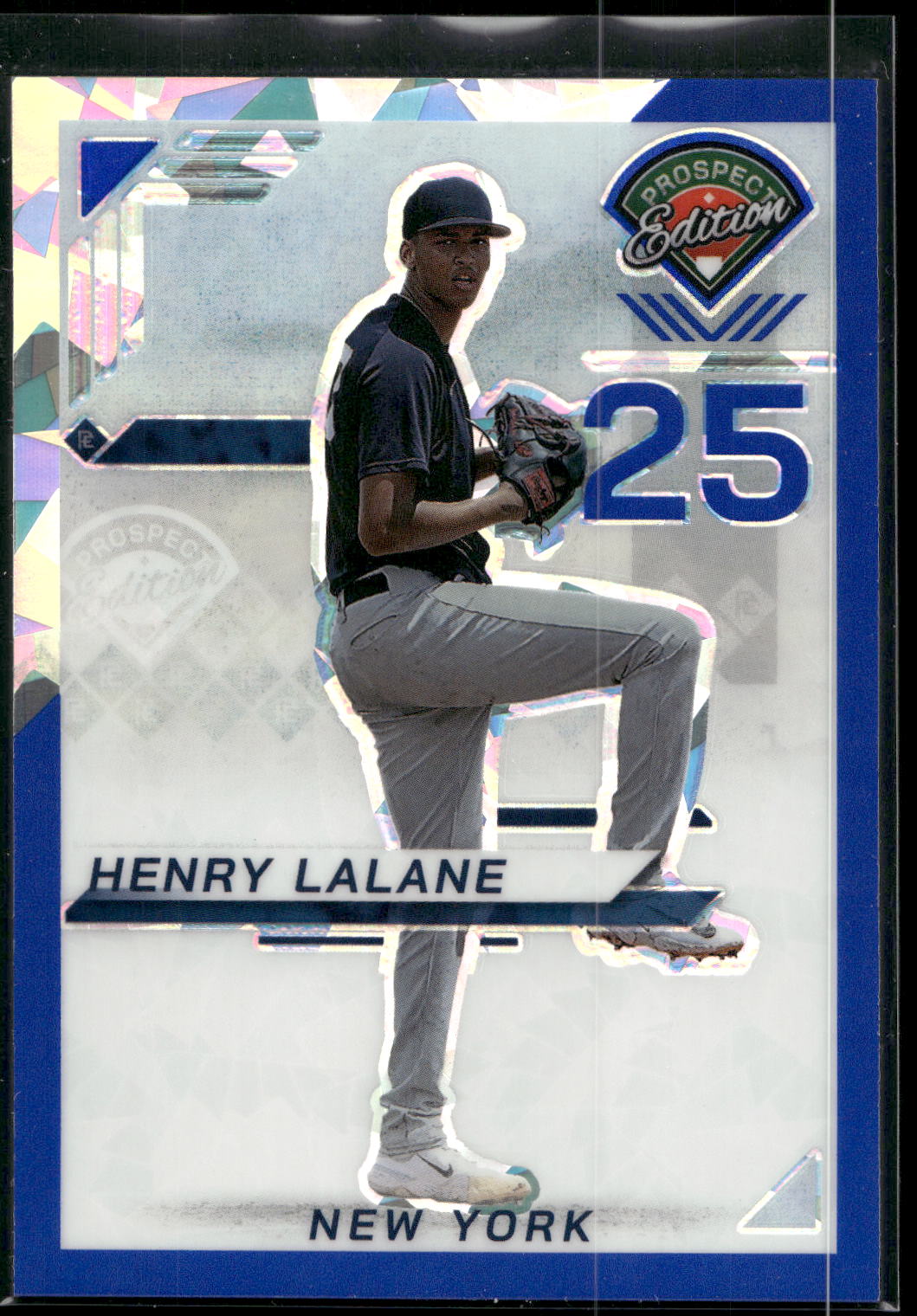 2025 Panini Prospect Edition #57 Henry Lalane Holo - Blue Ice #/299