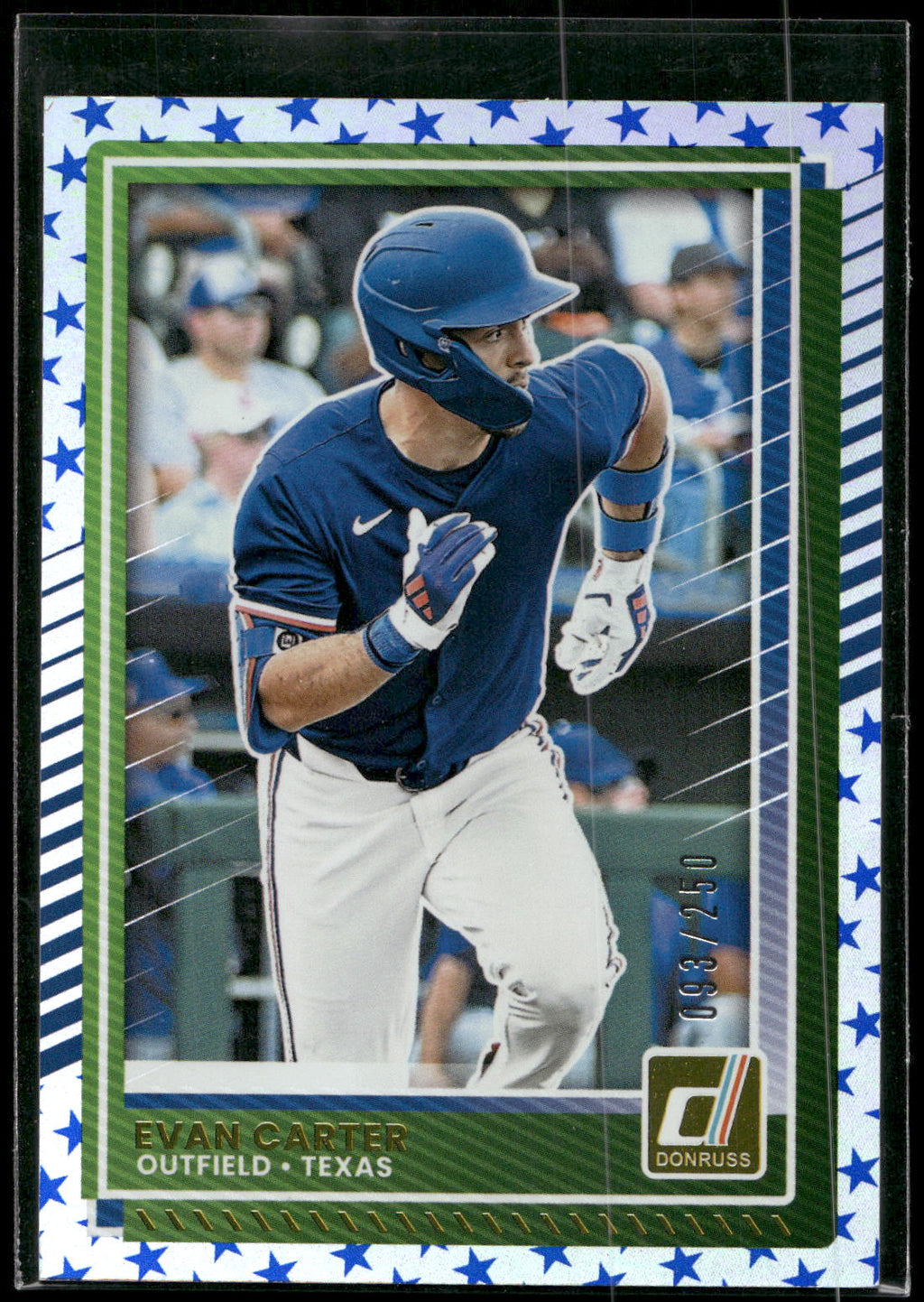 2025 Donruss #77 Evan Carter Stars #/250