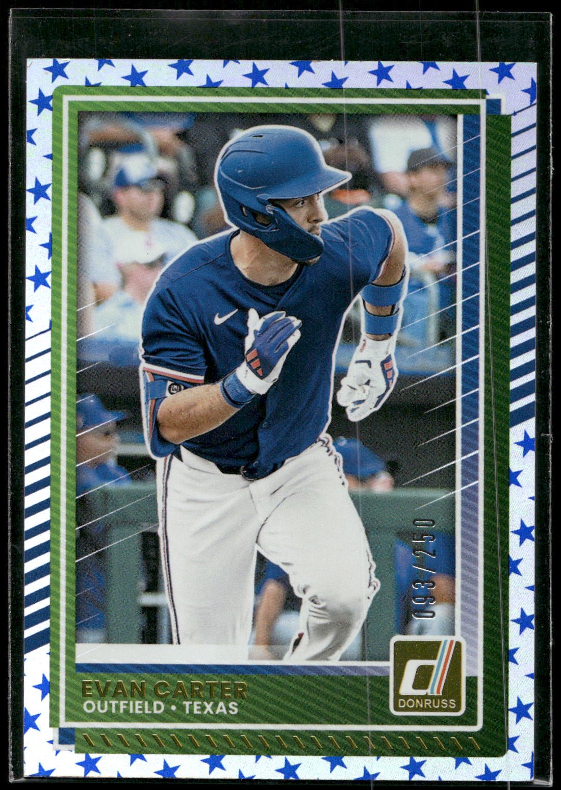 2025 Donruss #77 Evan Carter Stars #/250