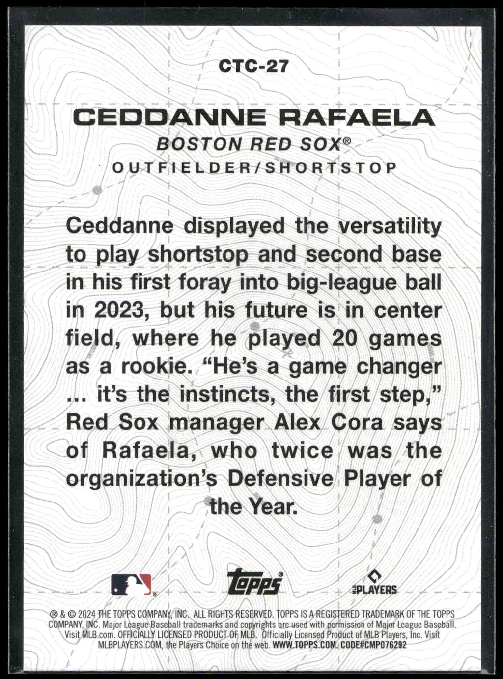 2024 Topps #CTC-27 Ceddanne Rafaela City to City
