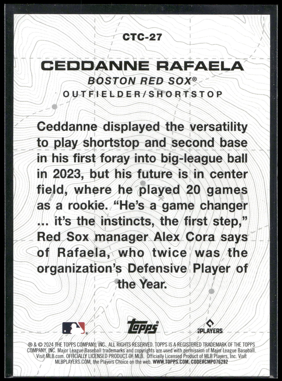 2024 Topps #CTC-27 Ceddanne Rafaela City to City