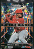 2025 Panini Prizm #6 Christian Moore Prizmatic Orange Prizms #/399