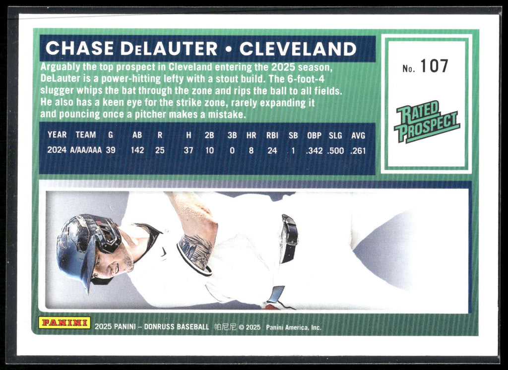 2025 Donruss #107 Chase DeLauter