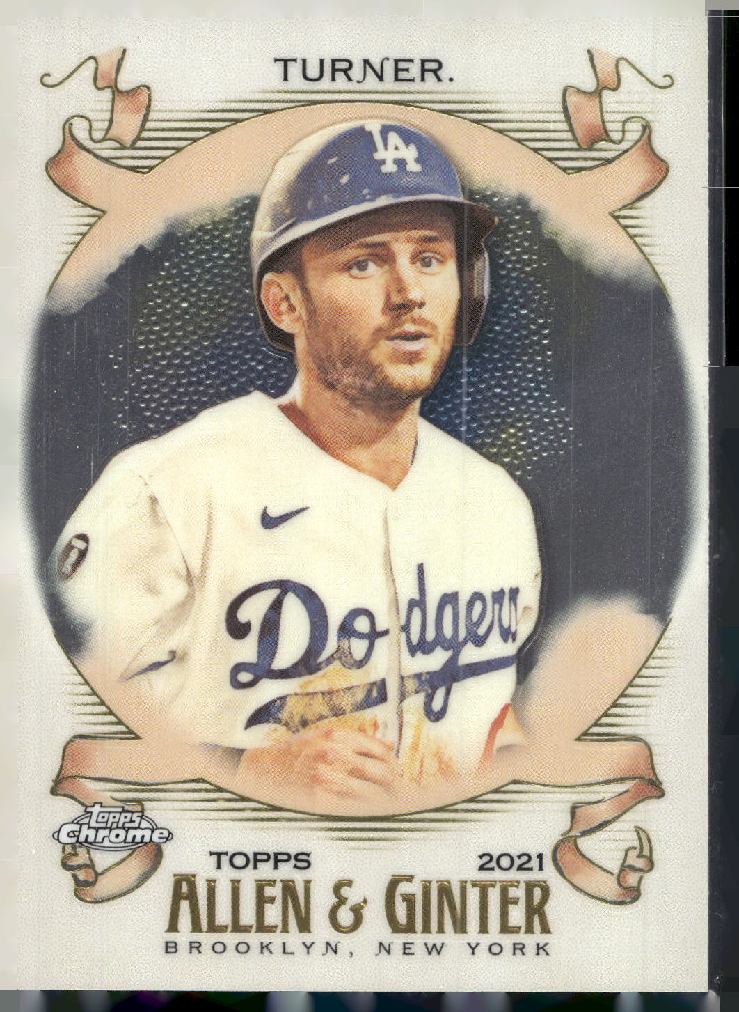 2021 Topps Allen & Ginter Chrome #185 Trea Turner