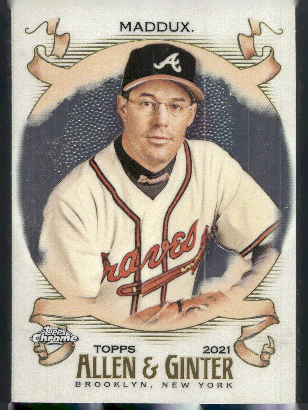 2021 Topps Allen & Ginter Chrome #7 Greg Maddux