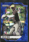 2025 Panini Prizm #47 Leo De Vries Blue Ice Prizms