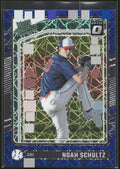 2024 Donruss #170 Noah Schultz Optic Blue Velocity Prizms