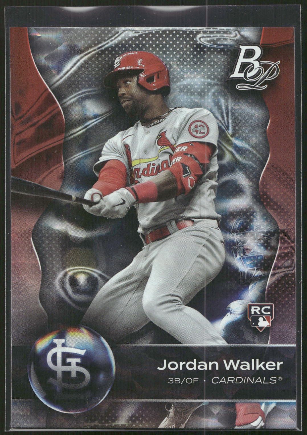 2023 Bowman Platinum #44 Jordan Walker Ice Foil
