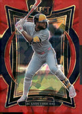 2025 Panini Select #90 Jackson Chourio Red Flash Prizms #/299
