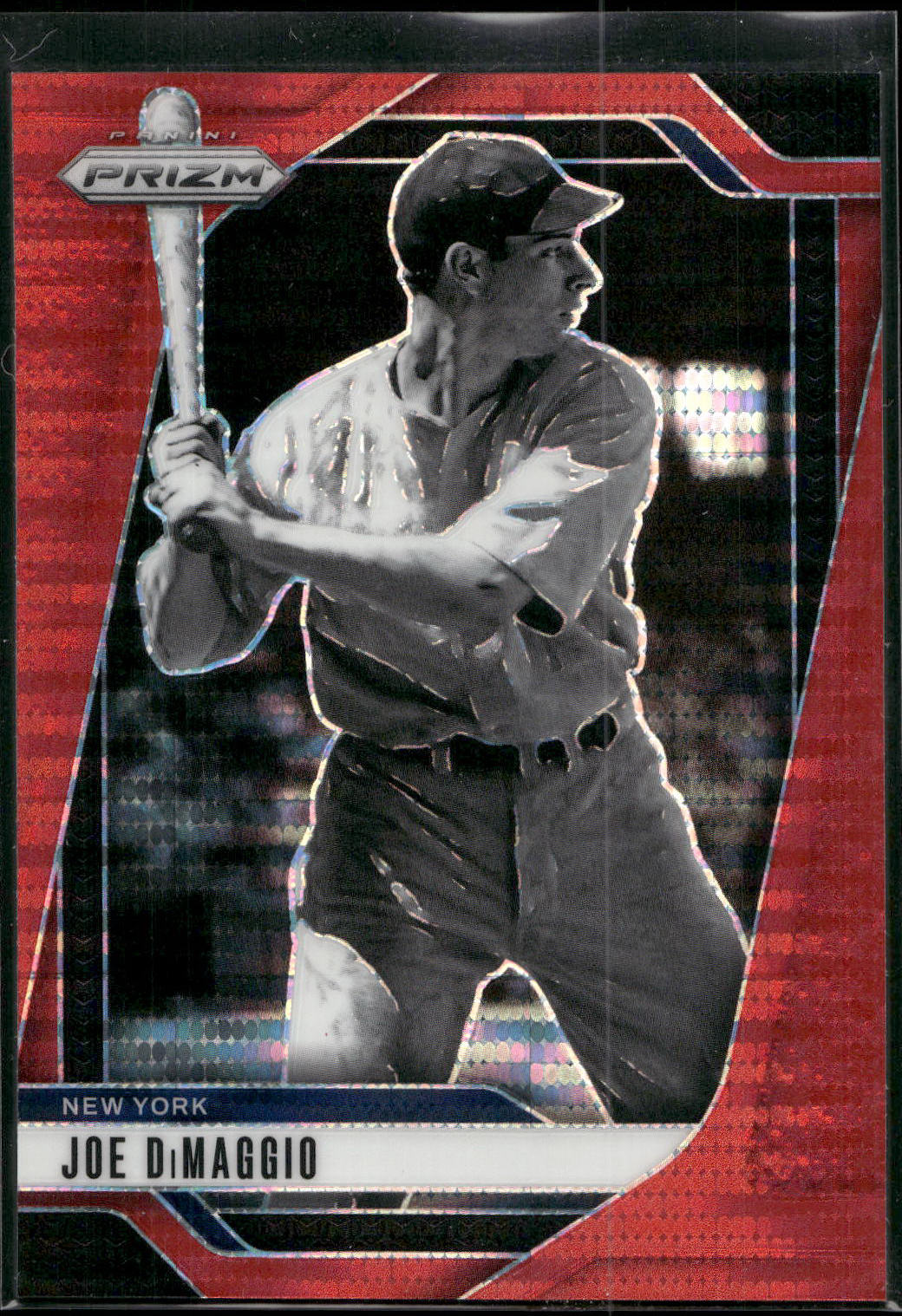 2025 Panini Prizm #180 Joe DiMaggio Red Pulsar Prizms #/399