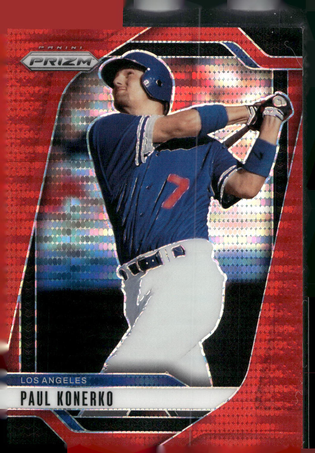 2025 Panini Prizm #52 Paul Konerko Red Pulsar Prizms #/399