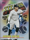 2026 Topps #TOG-3 Aaron Judge Titans of the Game