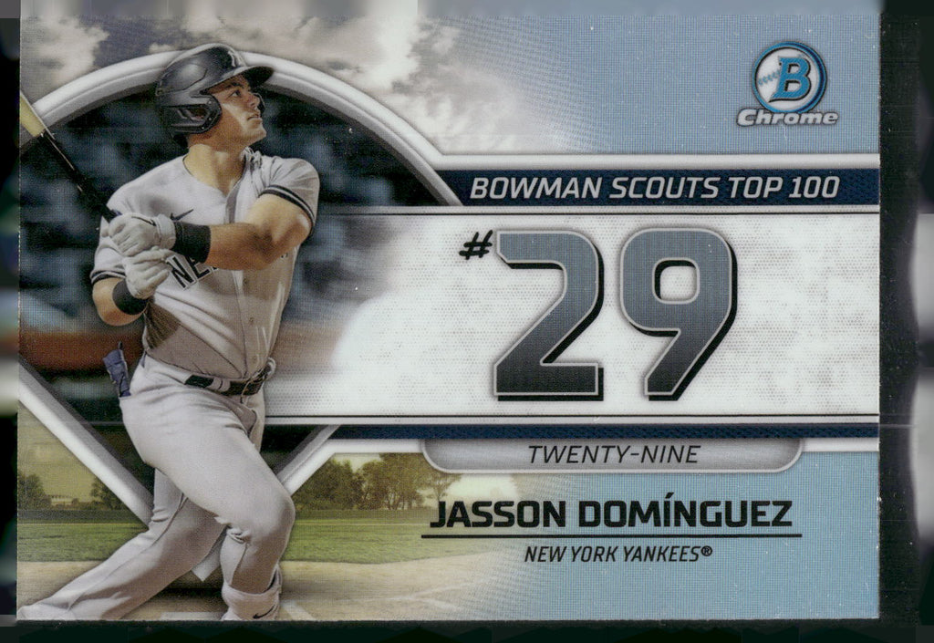 2023 Bowman #BTP-29 Jasson Dominguez Bowman Scouts Top 100