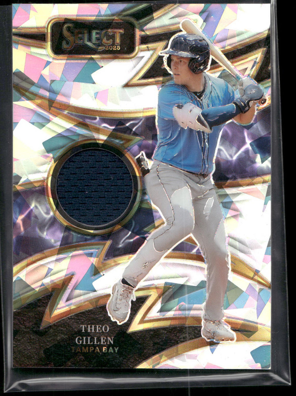2025 Panini Select #SP-TG Theo Gillen Sparks Relics Flash Prizm