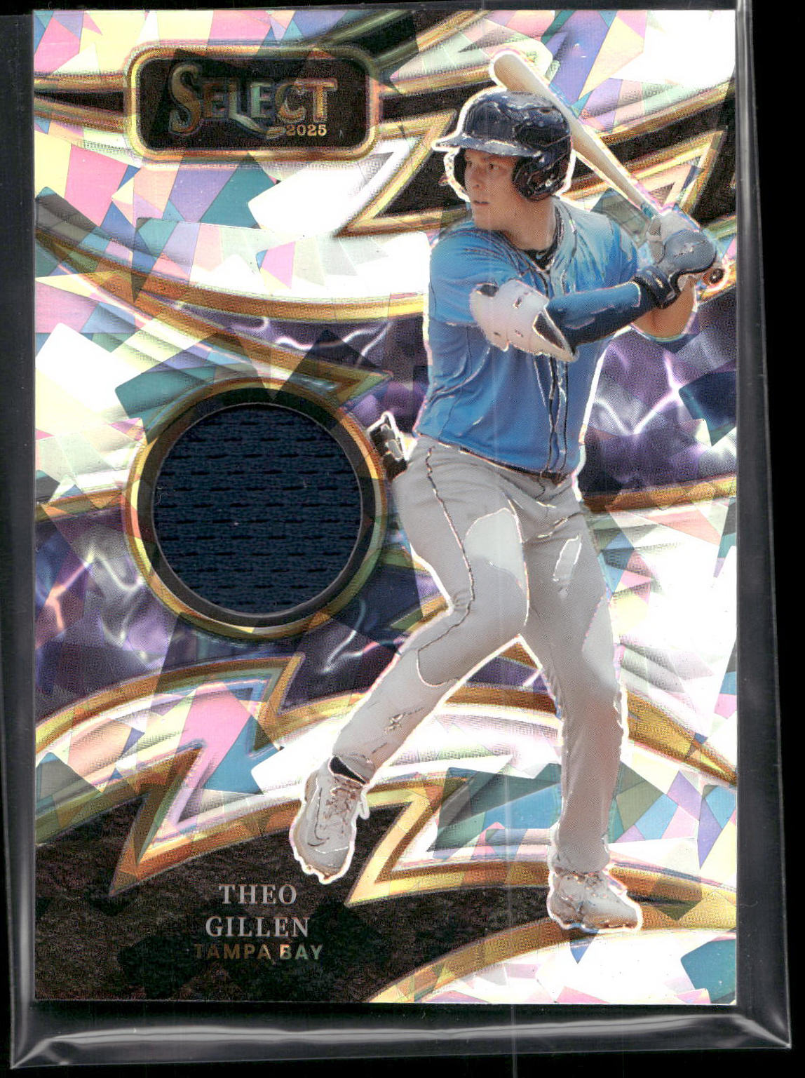 2025 Panini Select #SP-TG Theo Gillen Sparks Relics Flash Prizm