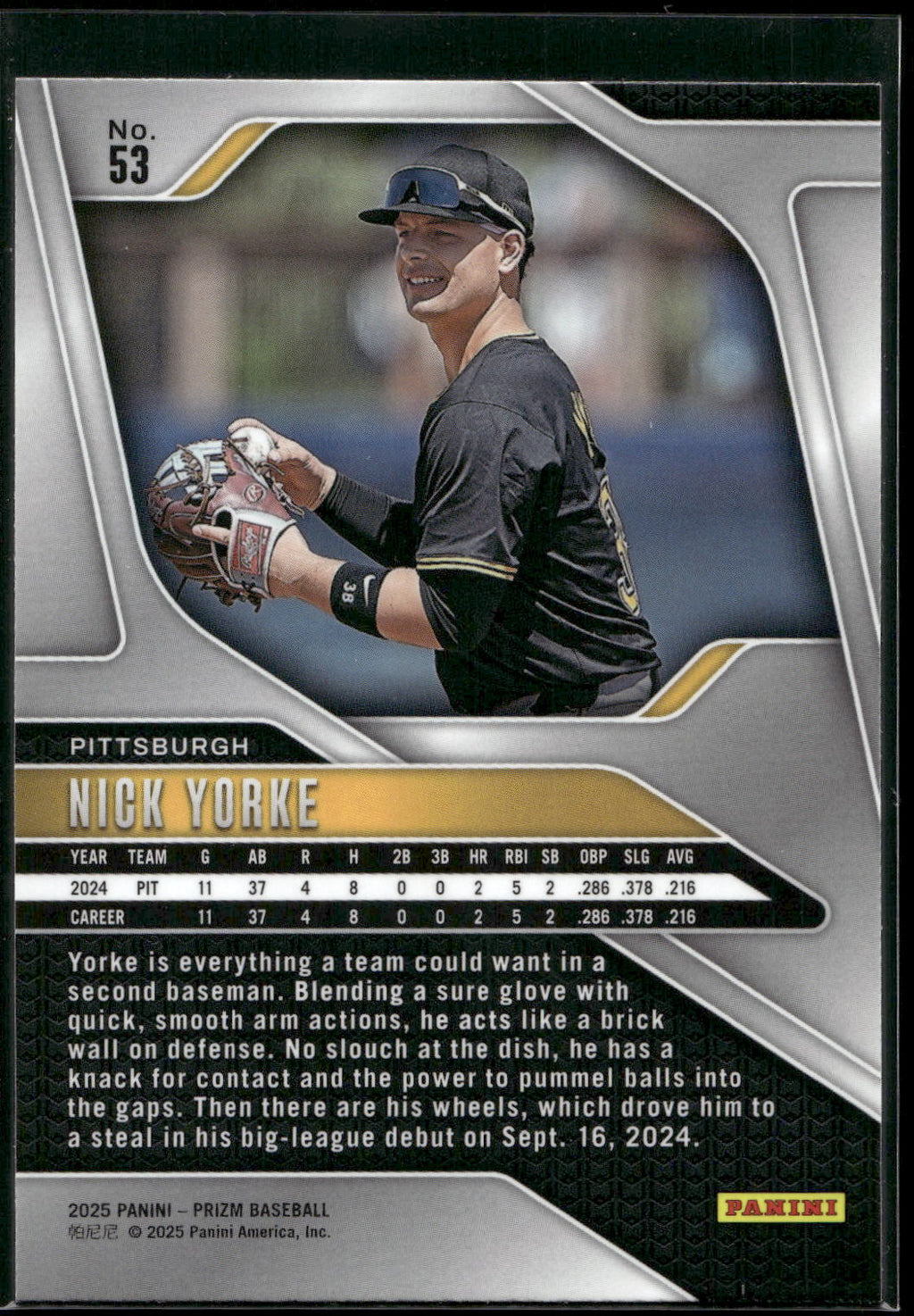 2025 Panini Prizm #53 Nick Yorke