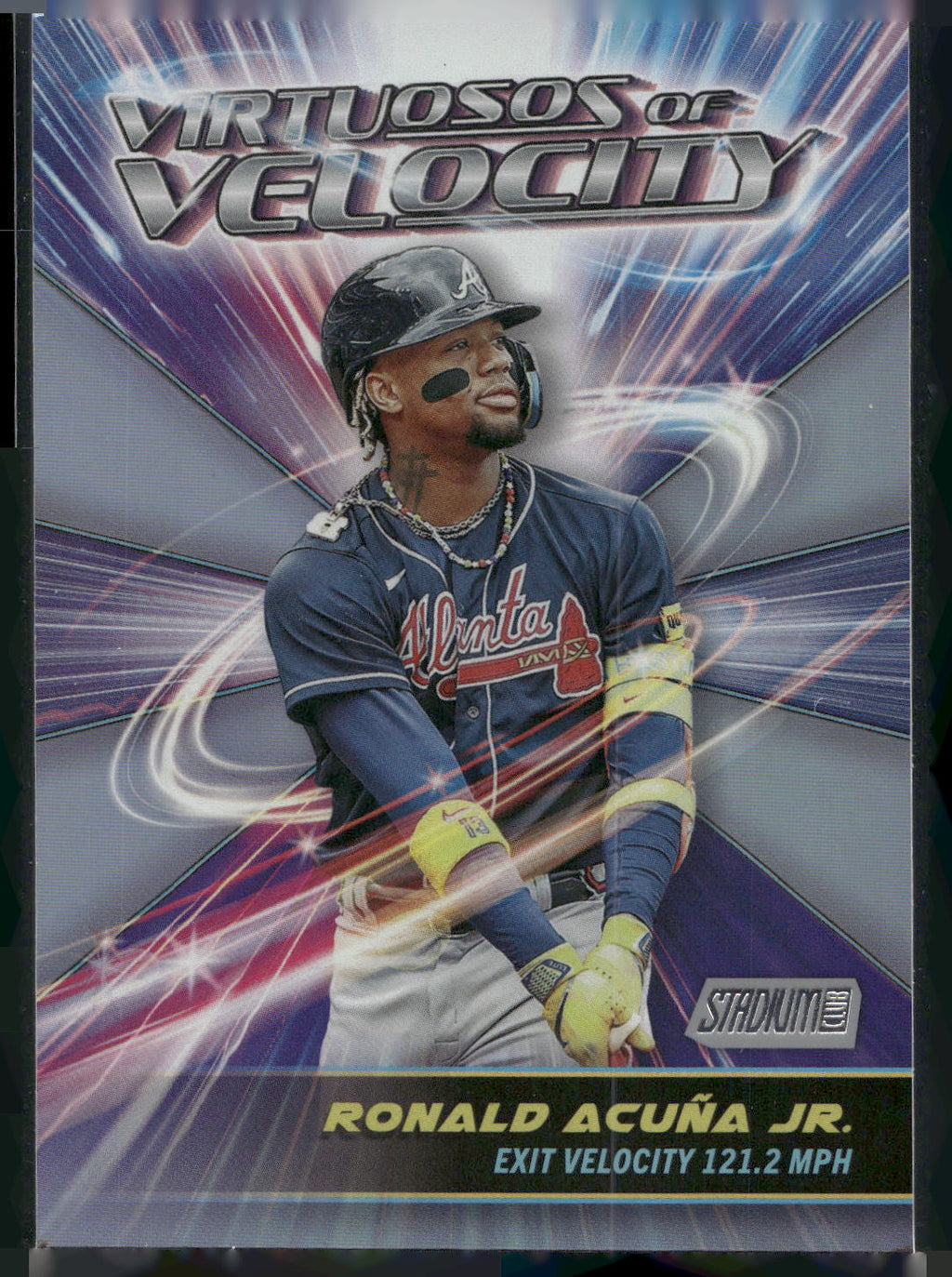 2024 Stadium Club #VV-1 Ronald Acuna Jr. Virtuosos of Velocity