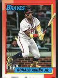 2025 Topps #T90-75 Ronald Acuña Jr. 1990 Topps Baseball 35th