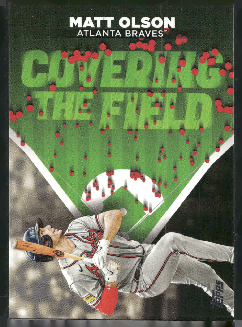 2024 Topps #CTF-23 Matt Olson Covering the Field