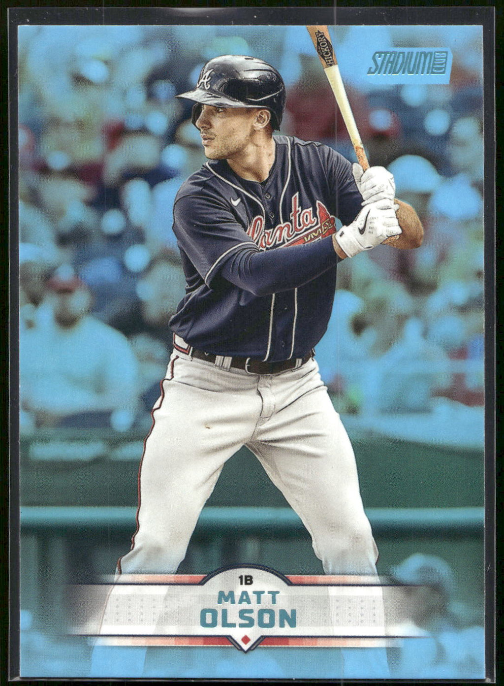 2025 Stadium Club #5 Matt Olson Light Blue Foil