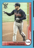 2021 Topps Big League #275 Freddie Freeman Electric Blue