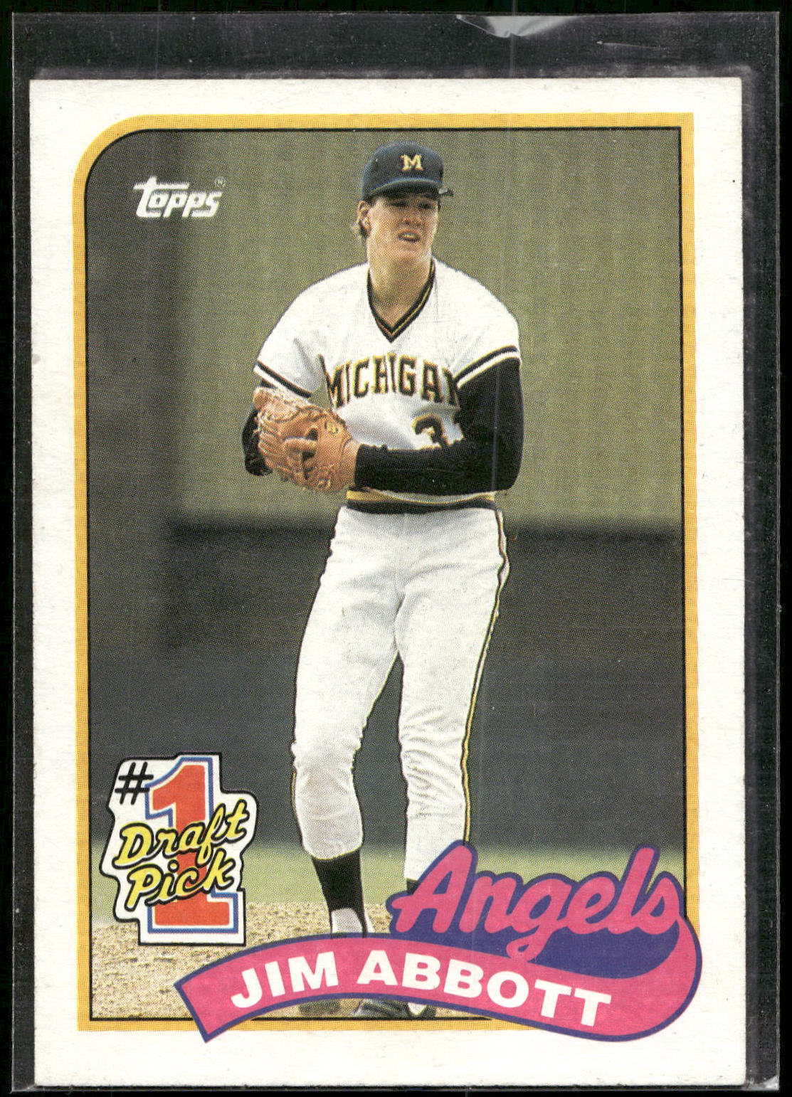 1989 Topps #573 Jim Abbott