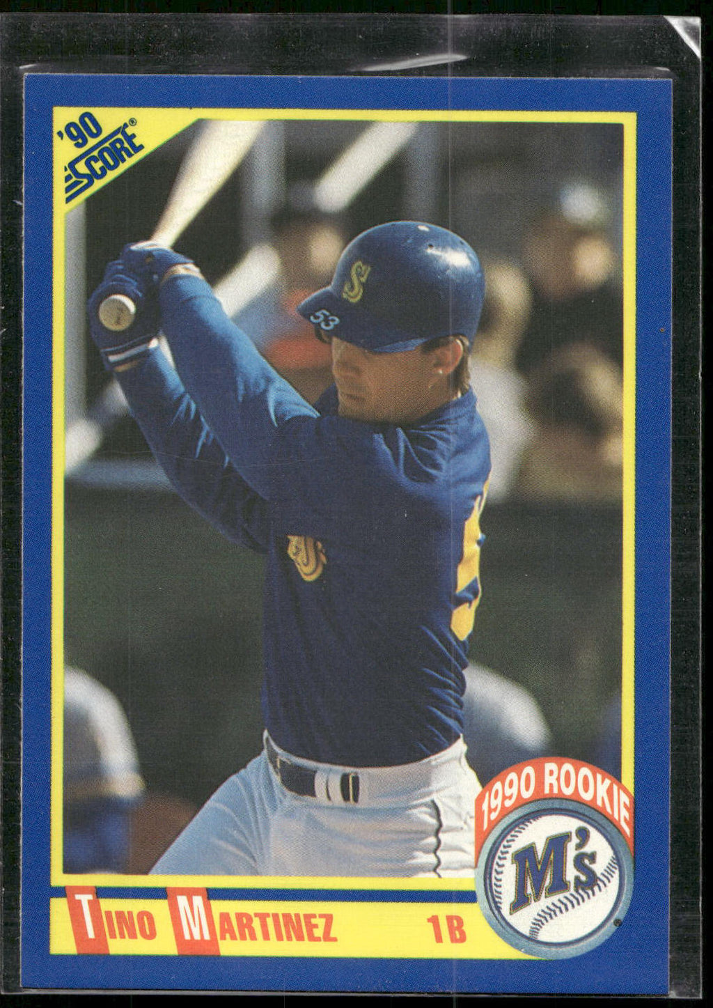 1990 Score #596 Tino Martinez
