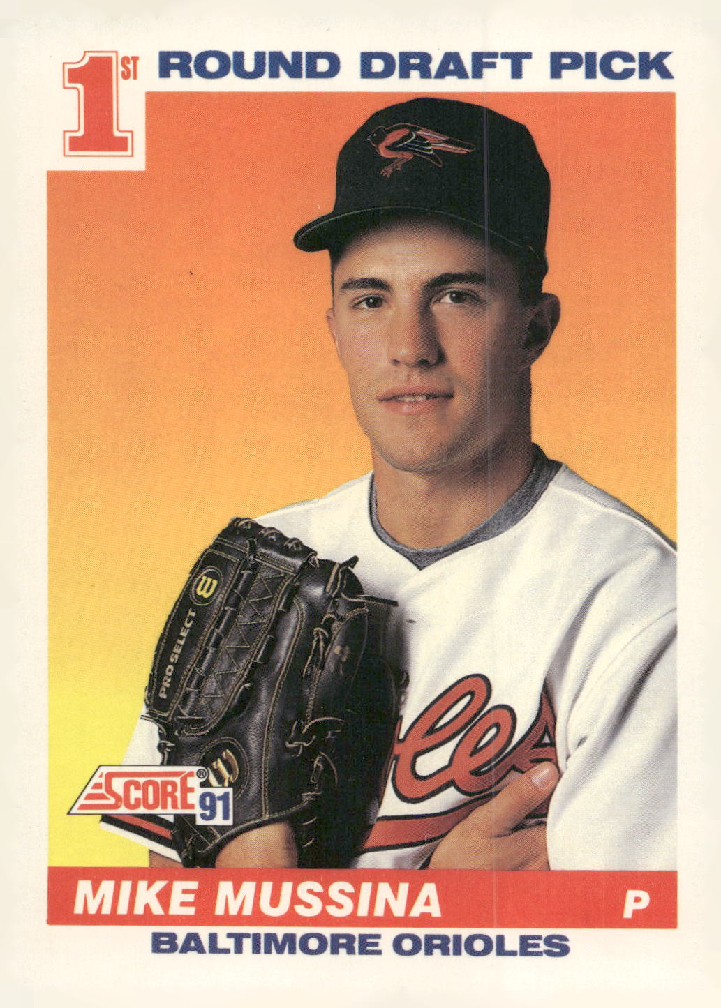 1991 Score #383 Mike Mussina