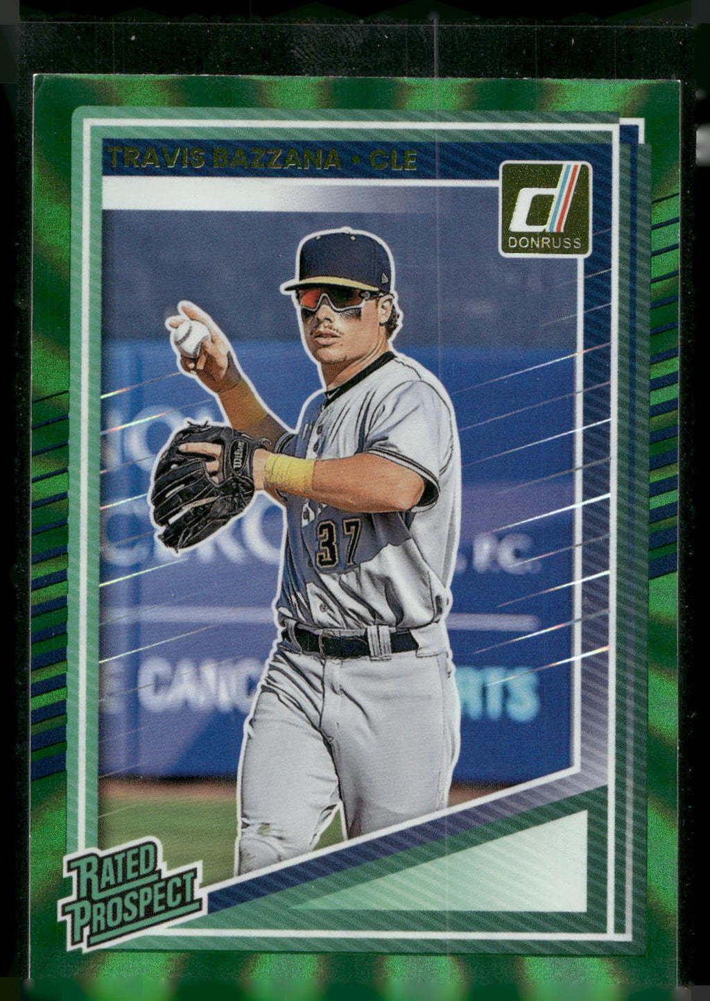 2025 Donruss #131 Travis Bazzana Optic Green Velocity #/149