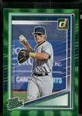 2025 Donruss #131 Travis Bazzana Optic Green Velocity #/149