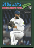 2026 Topps Heritage #315 Robinson Pina Dark Green
