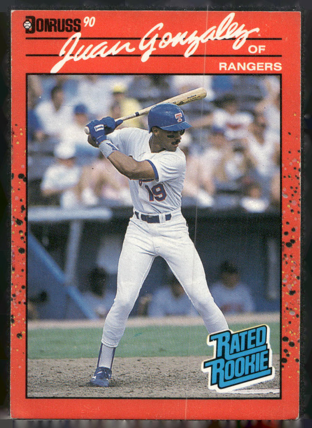 1990 Donruss #33d Juan Gonzalez