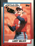 1990 Topps Major League Debut 1989 #133 Larry Walker