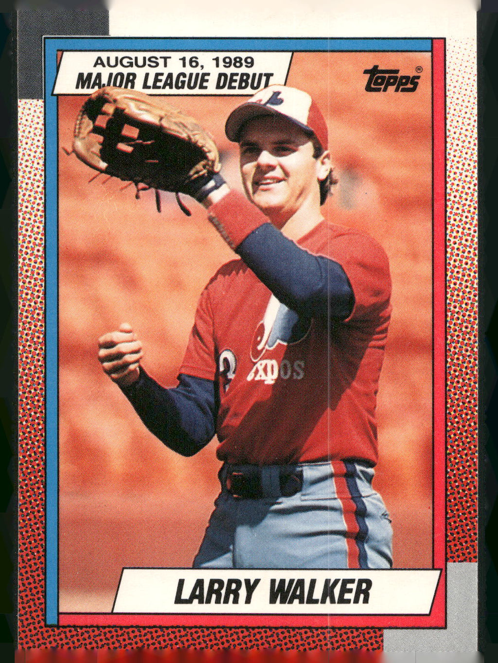 1990 Topps Major League Debut 1989 #133 Larry Walker
