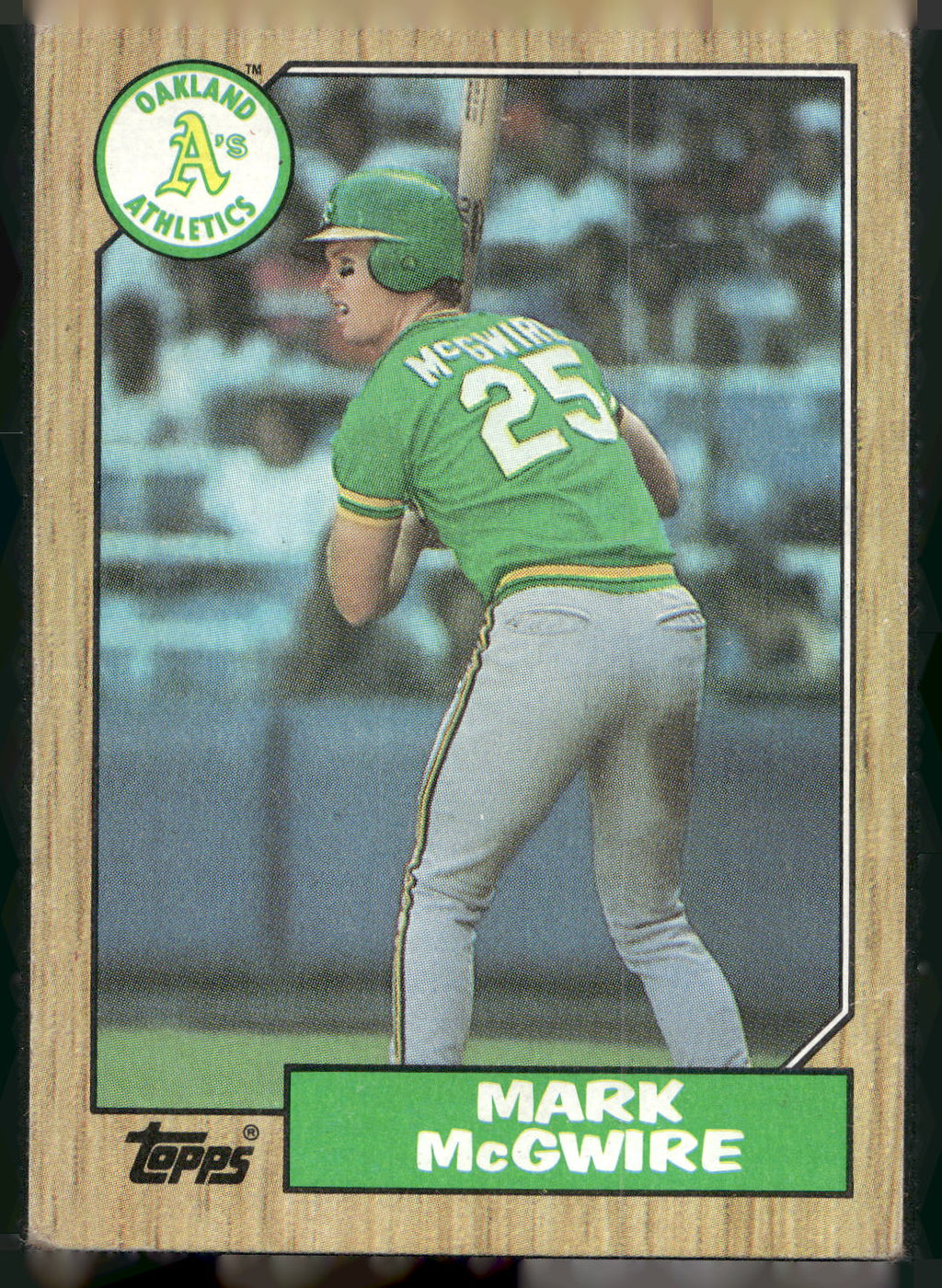 1987 Topps #366 Mark McGwire