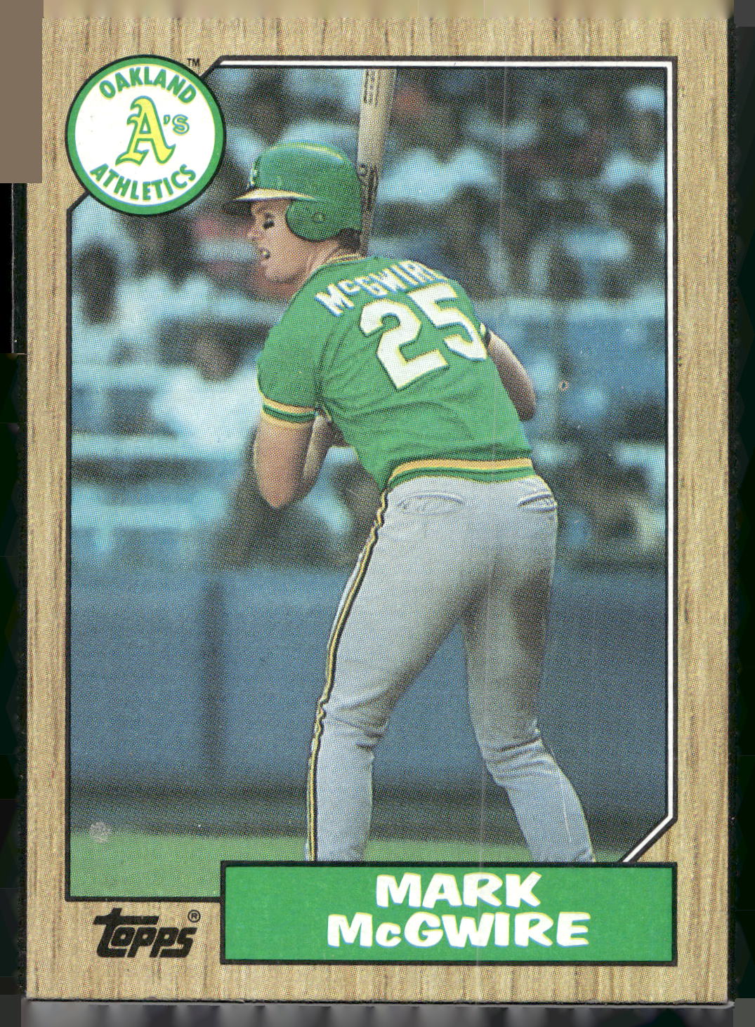 1987 Topps #366 Mark McGwire