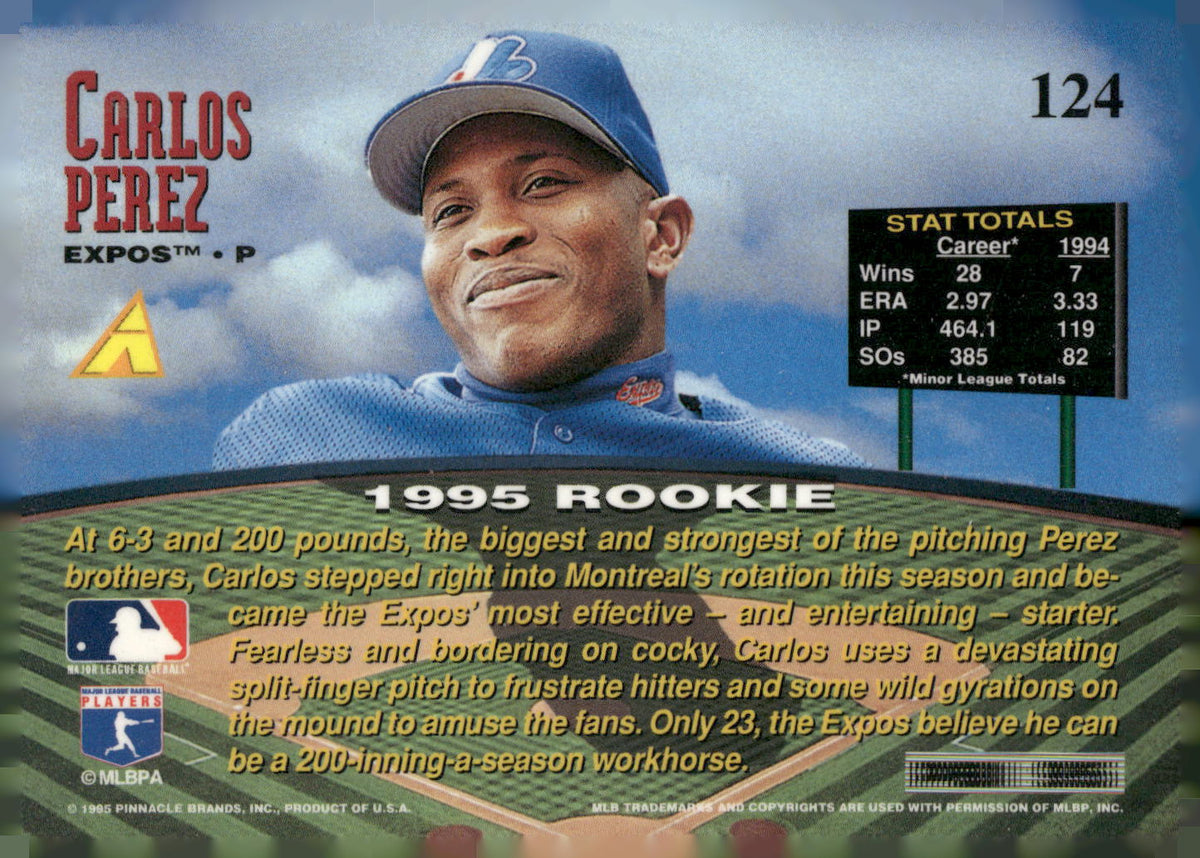 1995 Zenith #124 Carlos Perez