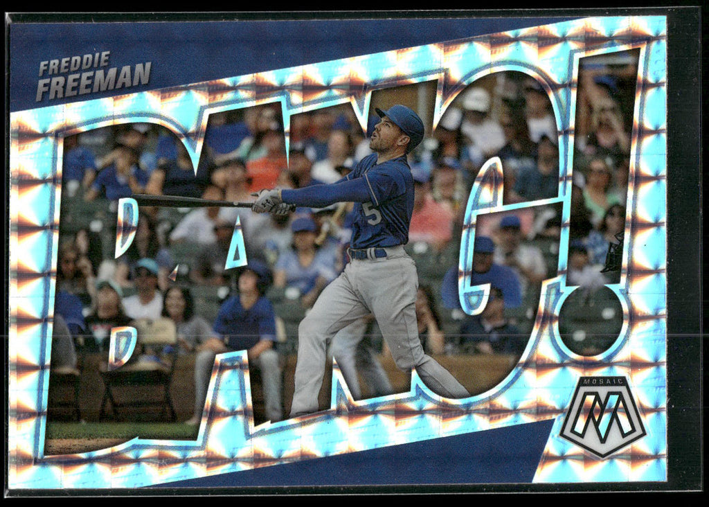 2022 Panini Mosaic #BG-11 Freddie Freeman Bang! Mosaic