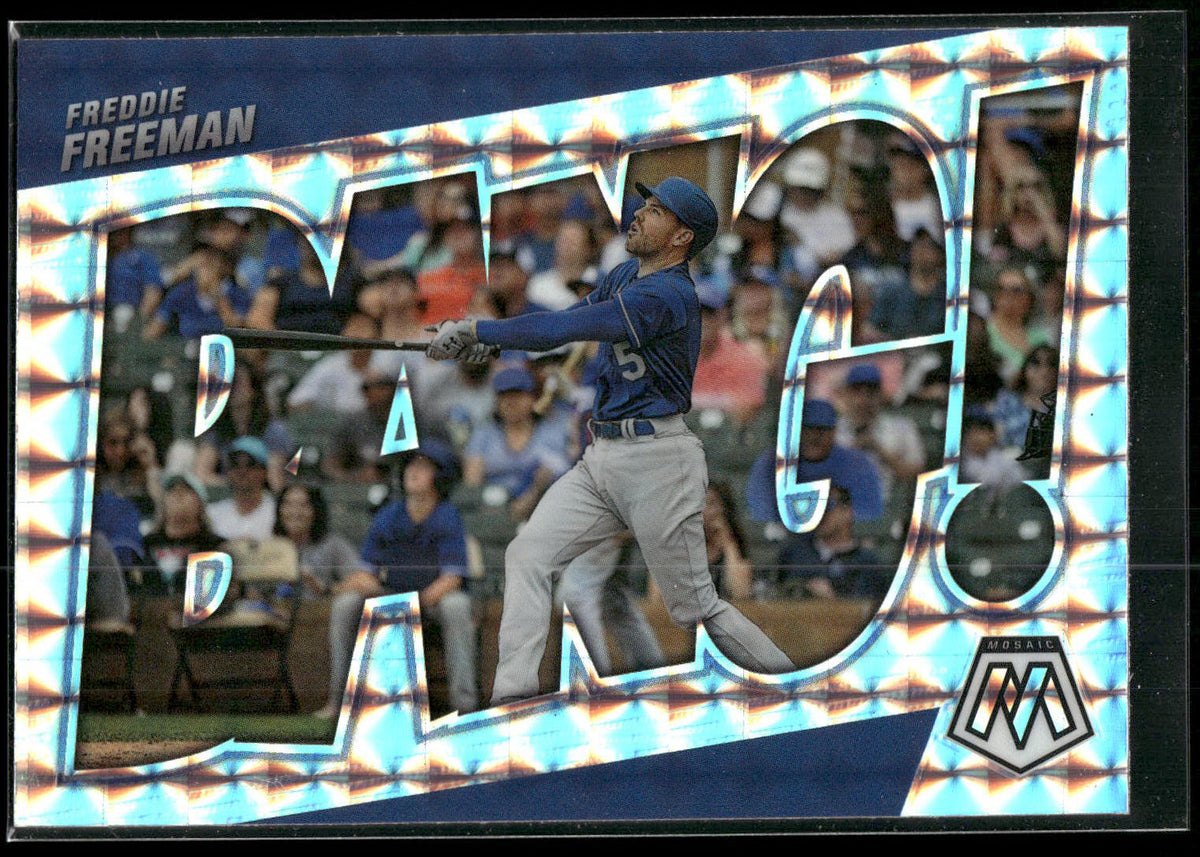 2022 Panini Mosaic #BG-11 Freddie Freeman Bang! Mosaic